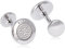 BOSS Herren Crys CUFFLINKS, Silver40, Einheitsgröße EU
