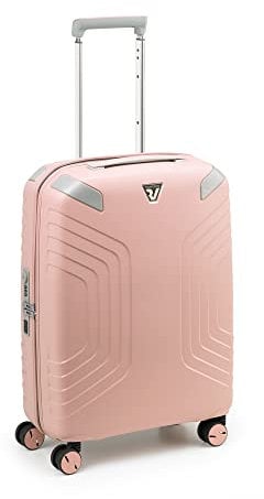 YPSILON 2.0 ECO Trolley Rigido Cabina 55 cm, con presa USB - Rosa Pastello