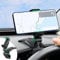 LIUKM Support de téléphone de Voiture, rétroviseur Multifonction pour Tableau de Bord de Voiture avec Pince à Ressort réglable à 360 °, adapté aux Smartphones de 4 à 7 Pouces