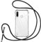 Vauki Handykette für Huawei P30 Lite hülle mit Band Handyhülle Silikon Transparent zum Umhängen Stoßfest mit Kordel Necklace Schnur TPU Bumper Case für Huawei P30 Lite