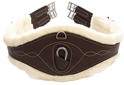 Kentucky - Lammfell Gurt Anatomisch Braun 145 cm