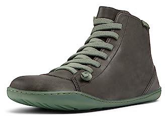 Camper Peu Cami, Barco Ankle Mujer, Gris Oscuro, 35 EU