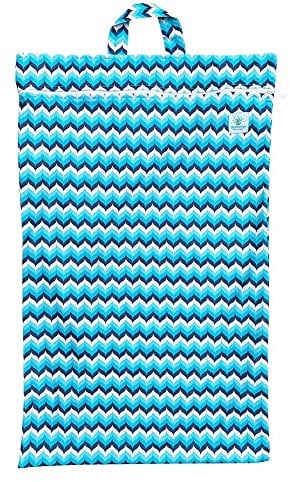 Blümchen hängender Windelsack XL mit Reißverschluss (Wave)