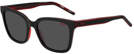 HUGO Boss Hg 1248/s OIT/IR BLACK RED Sunglasses Women Acetate, Standard, 54