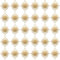 TEHAUX 50 Stück Sonnenanhänger - Vintage Sonne Charms Sonne Bezaubert Gold Material Zur Herstellung Von Halskette Armbänder Ohrringe - Metall Diy Anhänger Legierung
