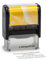 Selbstfärbender Stempel stempelfritz Gr.2 direkt hier Erstellen – personalisierter Firmenstempel, Adressstempel, Namensstempel oder Familienstempel – Gehäuse Schwarz-Gelb, 47x18mm, max. 5 Zeilen