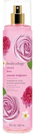 Bodycology Long-Lasting Fragrance Body Mist, Sweet Love, 8 fl oz