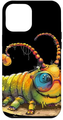 Hülle für iPhone 13 Pro Max Sonnenbrille Raupe Kostüm