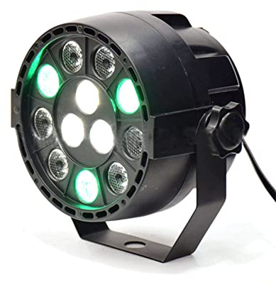 4stk LED RGBW Par Licht DMX512 Bühnenbeleuchtung Show Party DJ Disco Club Lampe Silent PAR 12 Scheinwerfer Compact Slim Spot lüfterlos Konvektionskühlung DJ Club Theater Effekt Licht
