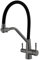 ZYCDP Grifo Fregadero Osmosis 3 Vias Acero Inoxidabl,Grifos Cocina Fregadero 360 Grifo Cocina con Osmosis Integrado Gris Pistola