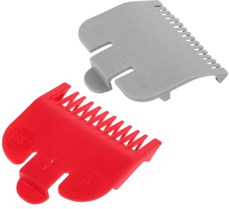 PLAFOPE 2 Stück Haarschneidemaschinen Aufsätze Kunststoff Kämme Professionelle Haartrimmer Zubehör Für Präzise Längeneinstellung Friseure Und Heimgebrauch
