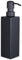 PLUSSEN Seifenspender Duschgelspender Shampoospender, Edelstahl 250 ml (SUS304), Glänzend, zur Wandmontage （13-schwarz）