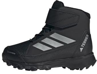 adidas Unisex Kinder Terrex Snow CF Climawarm Winter Shoes Kids, Core Black/Matte Silver/Core Black, 31 EU