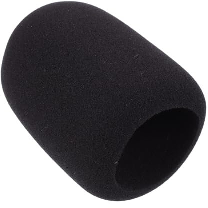 WHAMVOX Mikrofonabdeckung Winddichte Schwammabdeckung Für Mikrofone Schwarzes Mikrofonzubehör Schutz Vor Wind Und Spucke Kompatibel Mit Verschiedenen Mikrofonen