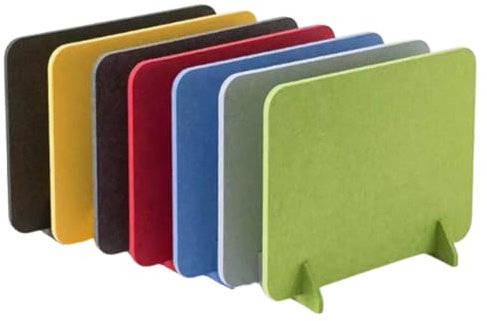 Blissbuilt Séparateur Cloison Acoustique de Bureau Panneau De Confidentialité De Bureau,Séparateur De Table en Polyester Anti-Bruit et Protection visuelle,pour étudiants et salles de Classe