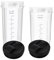 Blender Cups for Ninja, Blender Replacement Parts, 950ml Cup & 710ml Cup Blender Bottle Jar Blender Accessories for Ninja BL450, BL480, BL680, BL2012, BL2013, BN751, BN801, BN800, SS101