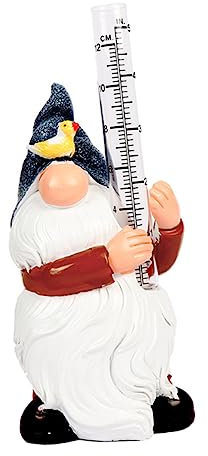 KONTONTY Niederschlagsmesser Für Garten Regenmengenmesser Aus Harz Filigraner Wassermesser Für Draußen