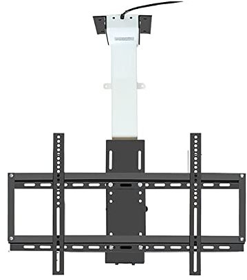WOTZOV Deckenhalterung für Fernseher – Motorisierte Deckenhalterung für Fernseher von 32 bis 75 Zoll, elektrischer Teleskop-TV-Lift mit Fernbedienung und Speichereinstellung, Hu