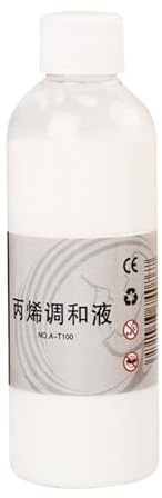 Diluant de peinture - 100 ml de diluant de peinture acrylique liquide liquide | Anti-agglomérat à la peinture à action rapide sans odor plus mince-plus fort | Dégraisser robuste plus mince pour toutes