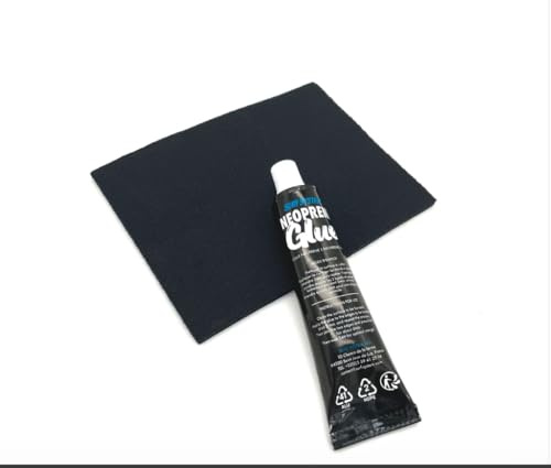 SURF SYSTEM Reparatur-Set aus Neopren für Surf- und Tauchanzüge, mit Kleber und Patch