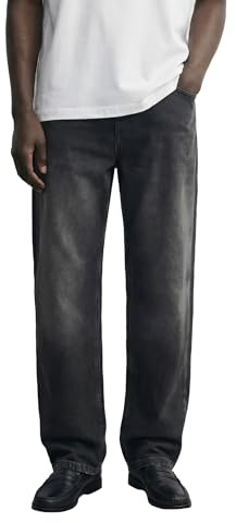 Burocs John Straight Jeans - Iron Grey - Jeans Herren - 5-Pocket-Style - Mit YKK-Reißverschluss - 100% Baumwolle, Farbe:Iron Grey, Hosengröße:W33 L32