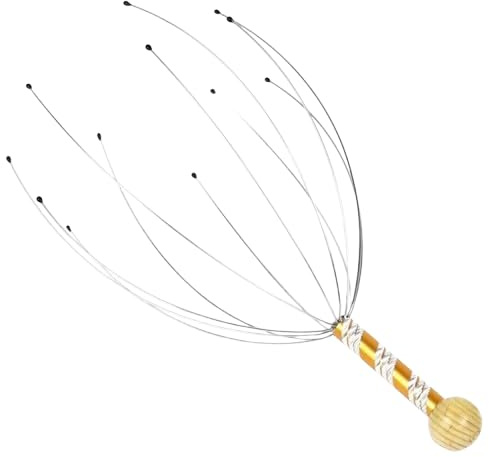 32 Finger Head Massager, Scalp Massage Spider Tool for Stress Relief, Relaxation & Hair Care, Manual Head Scratcher