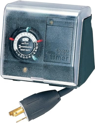 Intermatic P1131 Heavy Duty Above Ground Pool Pump Timer with Twist Lock Plug