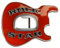 Piratenladen Buckle mit E-Gitarre & Flaschenöffner, Rockstar, Gürtelschnalle