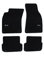 Audi 4F1061270PAMNO Textilfußmatten Premium Hinten, Schwarz, 2 Stück