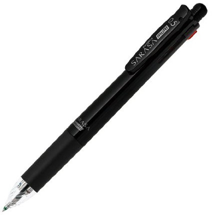Zebra multi-function pen Sarasa multi 0.5 4 + 1 P-J4SA11-BK black