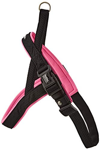 Nobby Norwegergeschirr Mesh Preno, pink L: 50-64 cm + 42 cm, B: 25/35 mm, 1 Stück