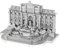2018 Moutu 3D Metal Puzzle Roman Trevi Fountain Building Model Kits B22205 DIY 3D Laser Cut Assemble Jigsaw Toys For Audit