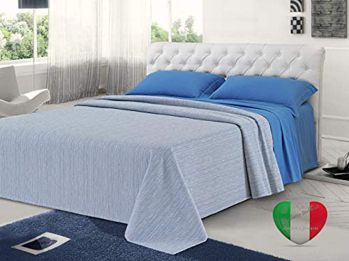 Copriletto estivo Tessuto Jaquard Dalia 6 varianti colore 4 misure (Lilla, Matrimoniale Maxi 300x280)