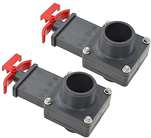 vidaXL Pool Gate Valve 2 pcs 1.5
