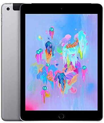 2018 Apple iPad (9.7-pollici, Wi-Fi + Cellulare, 32GB) Grigio Siderale (Ricondizionato)