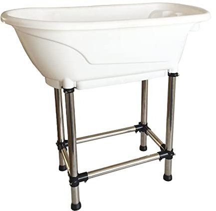 Phoenix Mini Baignoire pour Chien/Chat Blanc