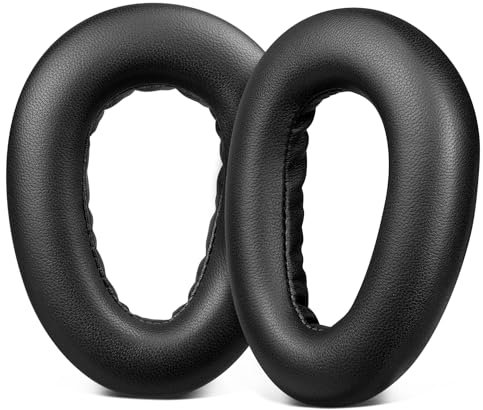 SOULWIT Piel de Cordero Almohadillas Repuesto para Sennheiser PXC480, PXC550, PXC 550-II, MB660 UC, MB 660 MC, Almohadillas para EPOS Adapt 660, con Espuma Aislante del Ruido
