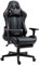 Gaming Stuhl mit Fußstütze und ergonomsichen 4D-Armlehnen - gaming chair in Sportsitz Optik - Gamer Stuhl mit verstellbaren Rückenstützkissen für gesündere Sitzhaltung, Farbe:Schwarz/Military -Rosa
