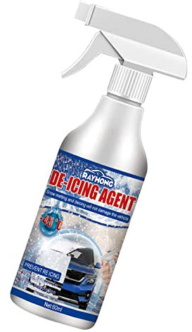 ihreesy Spray Dégivrant de Voiture,Spray Antigel Spray Dégivrant Fond Rapidement et Facilement Liquide Dégivrant de Enlèvement de Pare-Brise D'hiver Multifonctionnel Spray Dégivrant Congélateur
