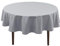 Hiasan Silver grau Wasserabweisend Tischdecke aus Polyester,Rund180cm,Anti-Falten Tischtuch,geeignet für Küche,Restaurant,Hochzeit