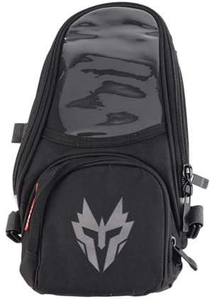 MJKO Magnetischer Motorrad-Tankrucksack mit Großem Fassungsvermögen (Grau)