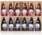 com-four® 12x Premium Weihnachtsmann-Anhänger 12cm - Deko für den Weihnachtsbaum, Christbaum-Figuren Anhänger als Baumbehang, Weihnachtsschmuck, Geschenk-Anhänger