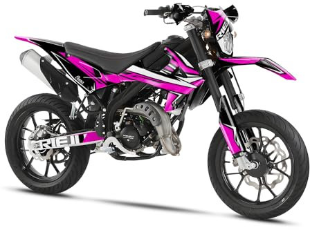 Arider Dekor (Aufkleber) für Rieju MRT 50/125 (2022-2023) | Storm Edition (Pink)