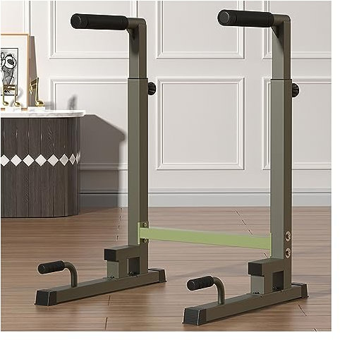 Dip-Station, robuster Dip-Ständer, verstellbare Multifunktions-Dip-Stange, 440 Pfund Tragkraft, Barren für Heim-Fitness-Workout, Calisthenics, Gymnastik, Krafttraining