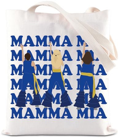 FOTAP Mamma The Musical Tote Bag Mamma Tote Bag Mamma Musical Merch Mamma Zitat Handtasche Sitcom Merchandise, Mamma Mia