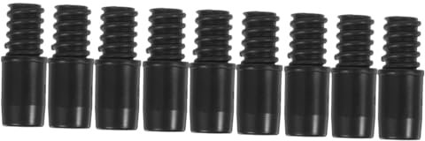 STOBAZA 9pcs Handle Tips for Broom Poles Threaded Pole Attachments Replacement Tips