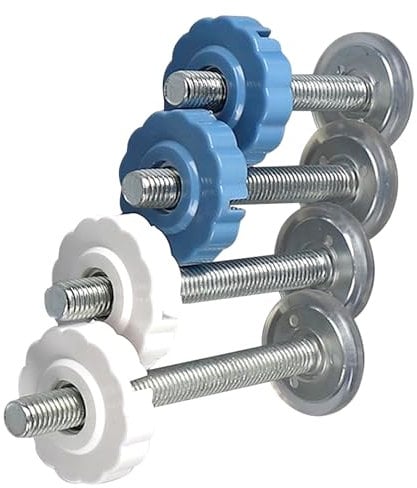 Stair Gate Pressure Fit Spares Set - 4 Pack M10 Bolts for Baby Gates, Wall Mount Fittings, Durable Secure Replacement Kit for Safety Gates, Universal Baby Gate Accessories for Home Childproofing