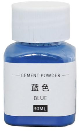 Zementfarbpigment – Epoxidharz-Farbstoff, Betonfarbstoff, Eisenoxidpulver | Zement Power, Oxid-Pigmentpulver, Betonfarbstoff, 30 ml für Gips, Gips, Spachtel, Gießmasse