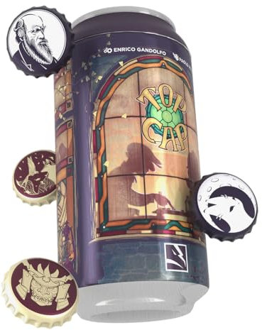 Blackrock Games Top Cap - Jeu de société pour 2 Joueurs - réflexion, Tactique et logique - Jeu Abstrait - 14 Ans et Plus - idéal en Couple ou Entre Amis - Petit Jeu - Rapide - règles Simples