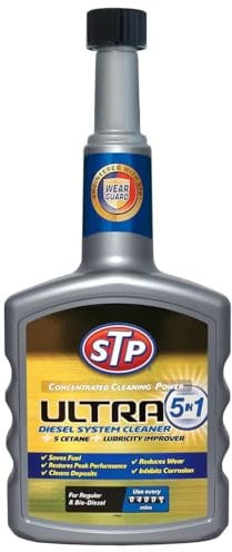 STP 5 in 1 Diesel Fuel System Cleaner – Advanced Formula to Clean Injectors, Reduce Emissions, Improve MPG, Restore Performance & Prevent Engine Knock – 400ml